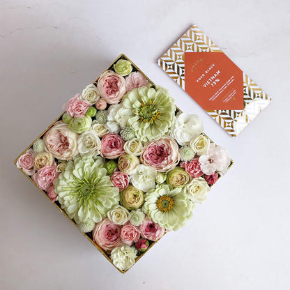 Beatrice Flower Pavé Box - Box - Floratique Florals