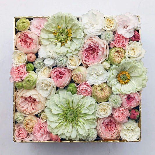 Beatrice Flower Pavé Box - Box - Floratique Florals