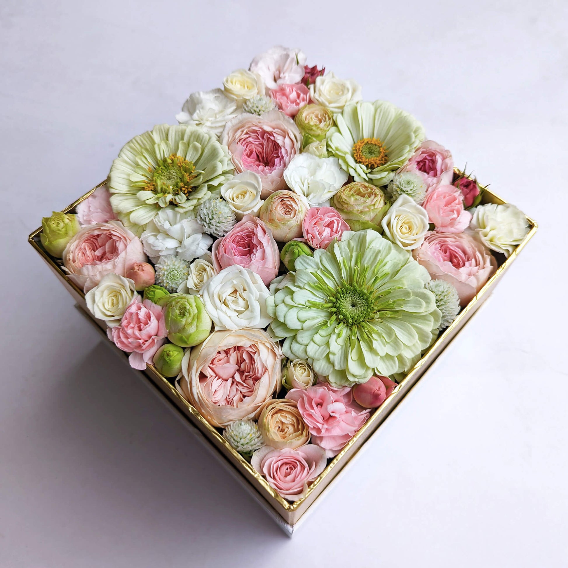 Beatrice Flower Pavé Box - Box - Floratique Florals