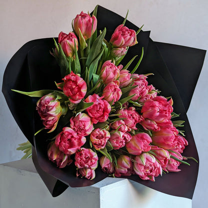 Premium Tulips Wrap - Bouquet - Floratique Florals